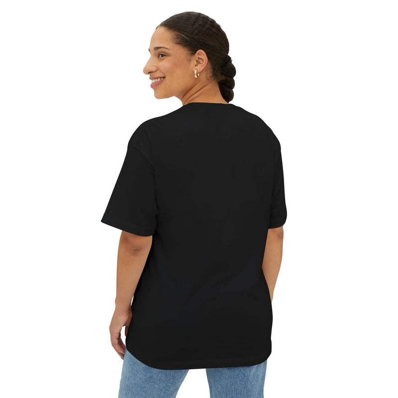 Graphic Boxy Tee — "serve cunt. don't be one." Minimalist Text Statement Shirt