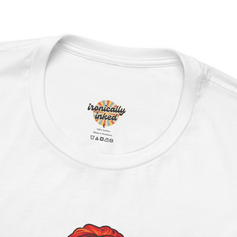 Pop Art Tee – "I Need to Teach My Facial Expressions to Use Their Inside Voice" Graphic T-Shirt