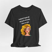 Pop Art Tee – "I Wanna Be 14 Again and Ruin My Life Differently" Retro Graphic T-Shirt