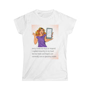 Message Delay - Women's Softstyle Tee