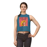 Crop Top — Retro Pop Art Graphic Tee "I Wanna Be 14 Again and Ruin My Life Differently" T-shirt