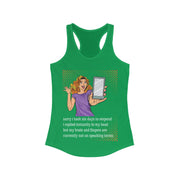 Message Delay - Women's Ideal Racerback Tank