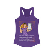 Message Delay - Women's Ideal Racerback Tank