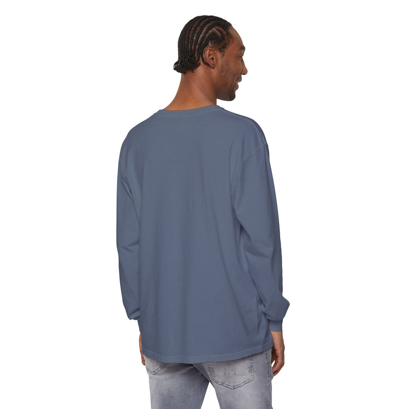 Sassy Cat Illustration Long Sleeve Tee — “I’m Not As Mean As I Could Be” Oversize T-Shirt