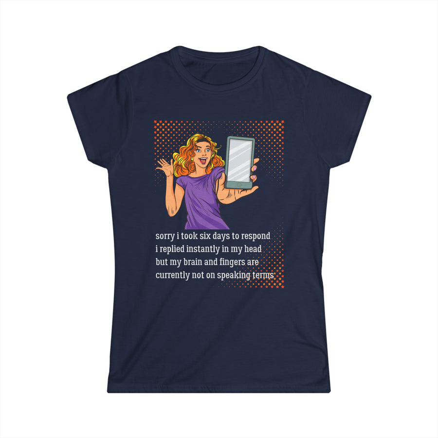 Message Delay - Women's Softstyle Tee