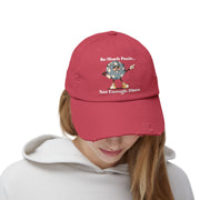 Distressed Cap — "So Much Panic... Not Enough Disco" Retro Disco Baseball Hat