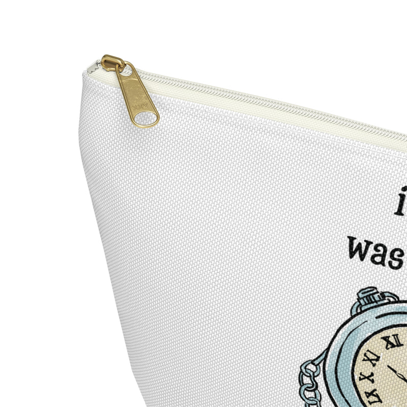 Wonderland Cosmetic or Accessory Bag — "I knew who I was this morning but I've changed a few times since then"