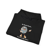 Retro Hoodie "Too Much Panic, Not Enough Disco" Hooded Sweatshirt