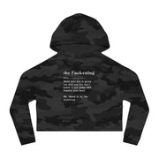 The Fuckening- Women’s Cropped Hooded Sweatshirt