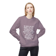 Transfer Menstrual Cramps - Unisex Midweight Softstyle Fleece Crewneck Sweatshirt