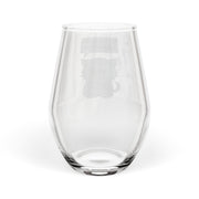 Stemless Wine Glass – Sassy Cat "Tell Me to Smile One More Time"
