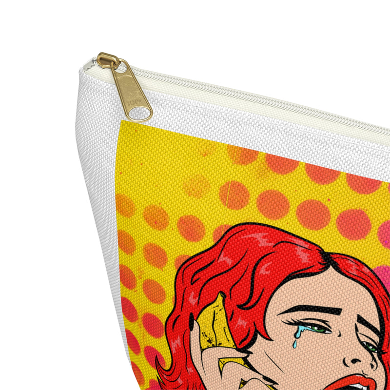 Pop Art Large Travel Bag — "What's the return policy on a man?"