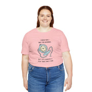 Graphic T‑Shirt — 'I Knew Who I Was This Morning'  Wonderland Quote Tee