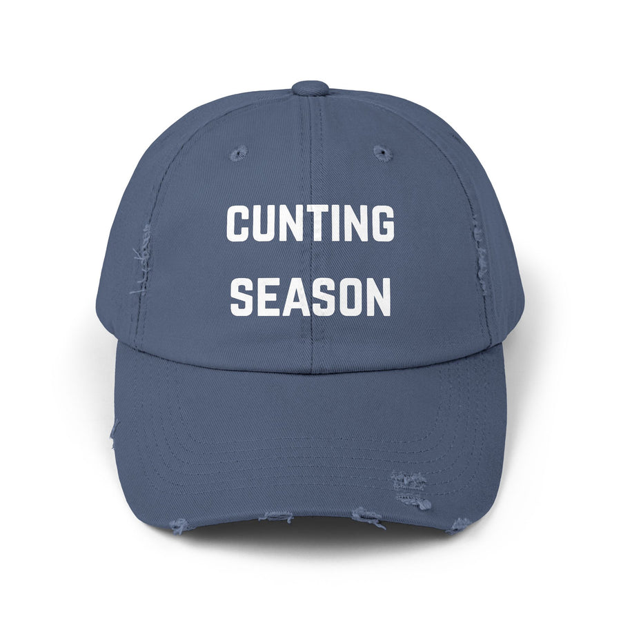 "Cunting Season" Distressed Cap