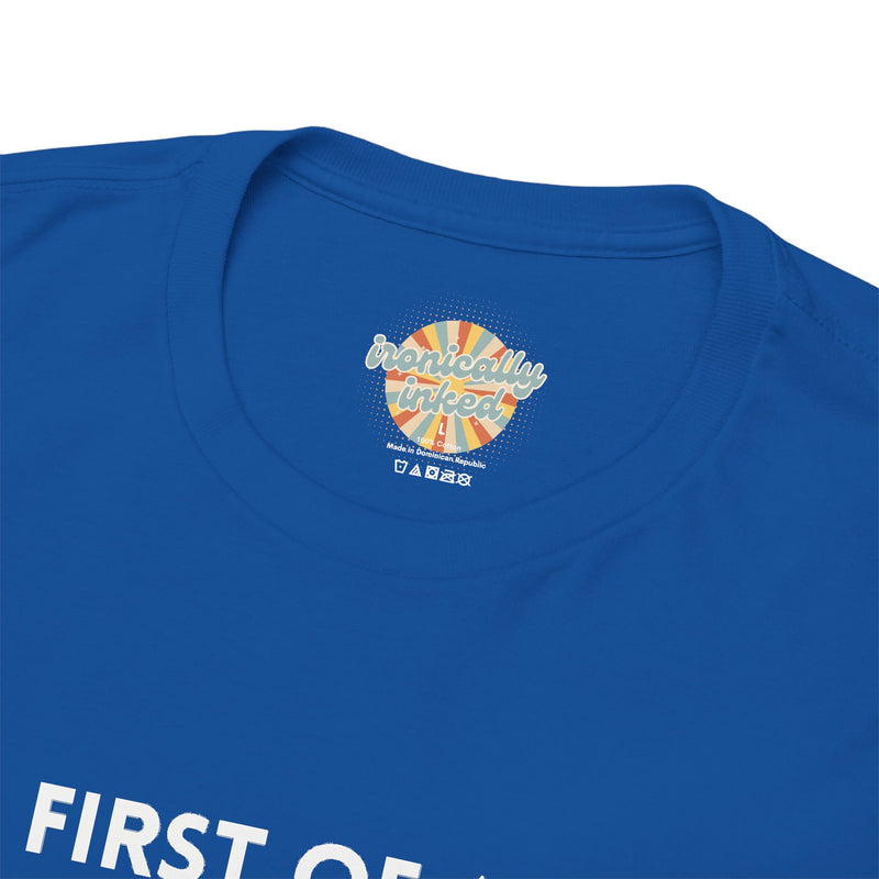 Sassy Cat Graphic Tee — "First of All I Am a Fucking Delight" Black Cat Humor T-Shirt