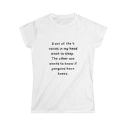 Voices - Women's Softstyle Tee