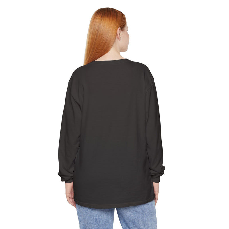 Pop Art Phone Call Long Sleeve T-Shirt — "What's the return policy on a man?" Oversized Tee