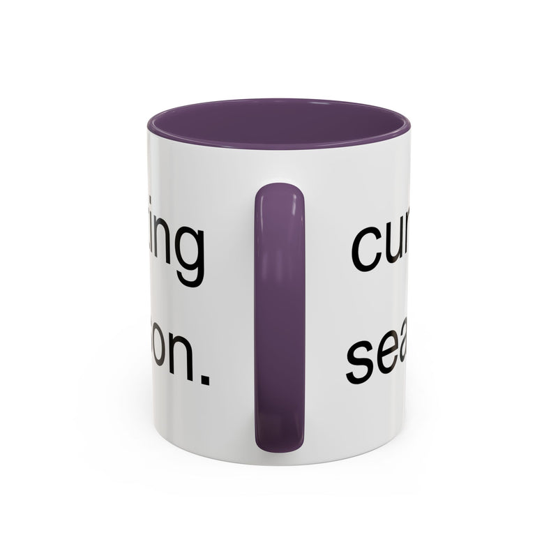 Coffee or Tea Mug — "Cunting Season." Bold Statement Minimalist Accent Mug