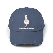 Distressed Cap — 'Namafuckingste' Yoga Goose Baseball Hat