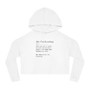 The Fuckening- Women’s Cropped Hooded Sweatshirt