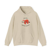Graphic Sloth Hoodie — “How Do I Uninstall Anxiety?” Mental Health Hooded Sweatshirt