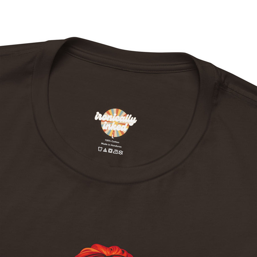 Pop Art Tee – "I Need to Teach My Facial Expressions to Use Their Inside Voice" Graphic T-Shirt