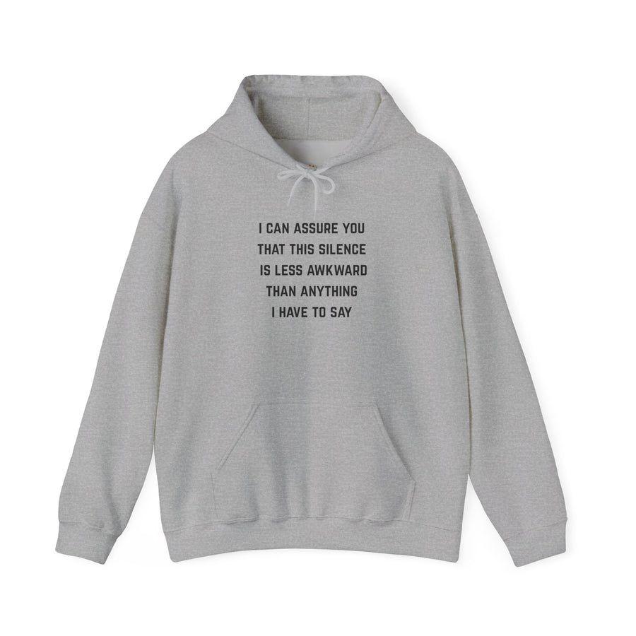 'Awkward Silence' Hoodie - Unisex Heavy Blend™ Hooded Sweatshirt