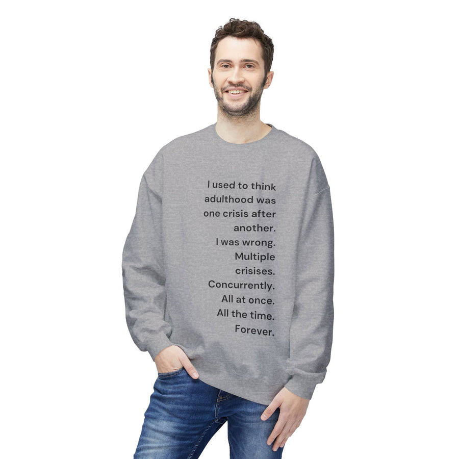 Adulthood - Unisex Midweight Softstyle Fleece Crewneck Sweatshirt