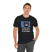 Sassy Cat Tee – “My Body Hurts and I’m Mad at the Government” Graphic T-Shirt