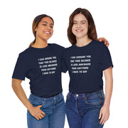 Graphic Tee — "This Silence Is Less Awkward Than Anything I Have to Say" T-Shirt