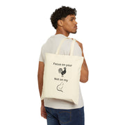 Focus On - Cotton Canvas Tote Bag