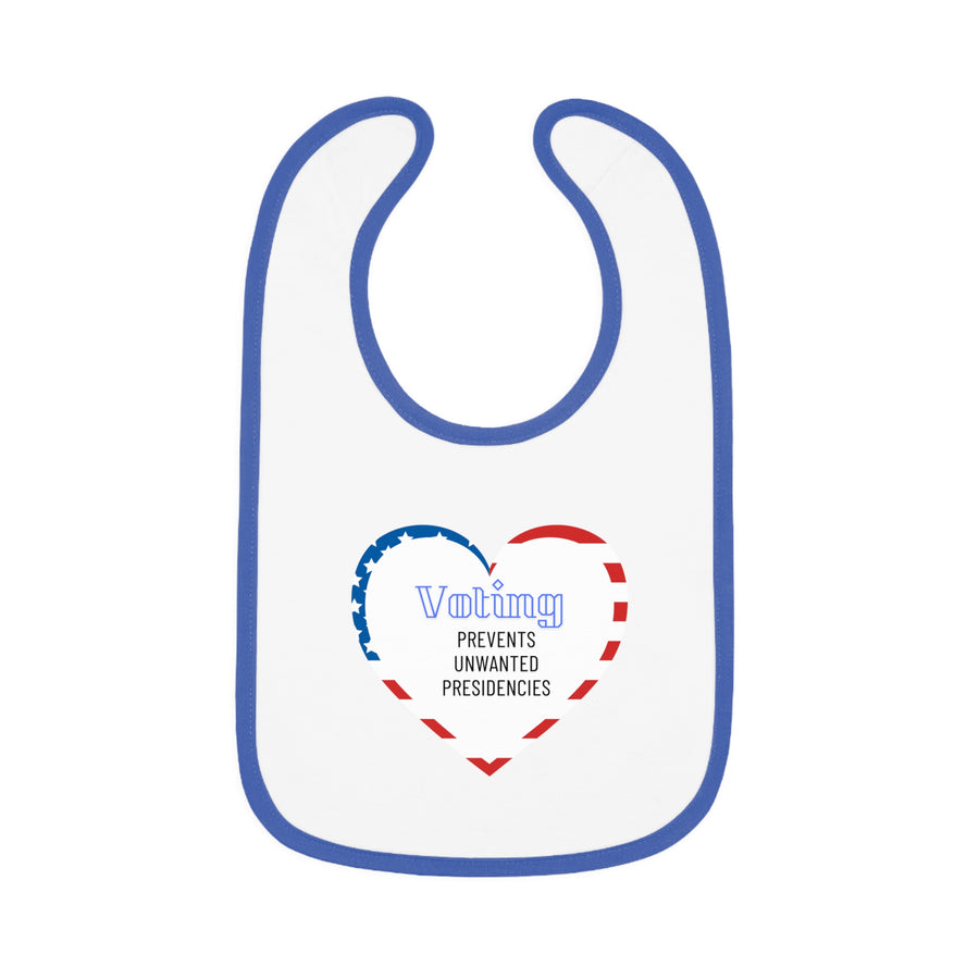 Unwanted Presidencies - Baby Contrast Trim Jersey Bib