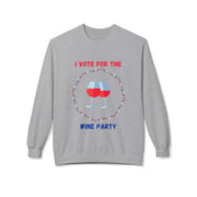 Wine Party - Unisex Midweight Softstyle Fleece Crewneck Sweatshirt