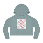 Anxiety Is - Women’s Cropped Hooded Sweatshirt