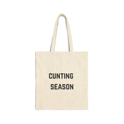 Cunting Season - Cotton Canvas Tote Bag