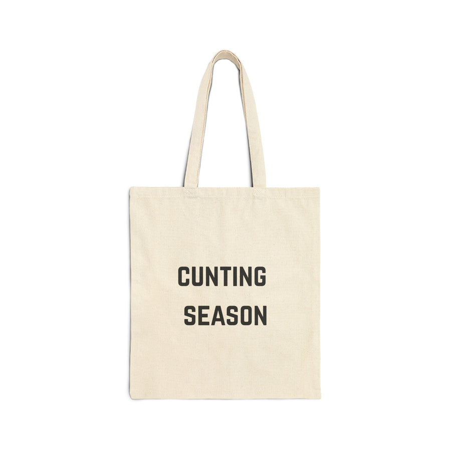 Cunting Season - Cotton Canvas Tote Bag