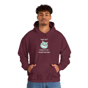 Graphic Hoodie — "I’m Not Crazy, My Reality Is Just Different From Yours" Wonderland Hooded Sweatshirt
