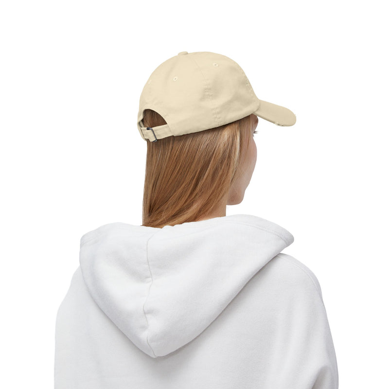 "Dead Inside" Skull Flower Distressed Cap — Baseball Hat