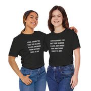 Graphic Tee — "This Silence Is Less Awkward Than Anything I Have to Say" T-Shirt