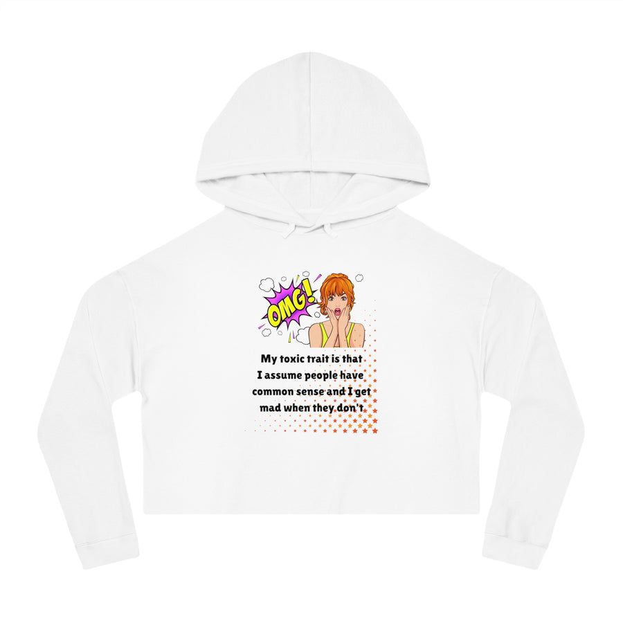 Toxic Trait - Women’s Cropped Hooded Sweatshirt