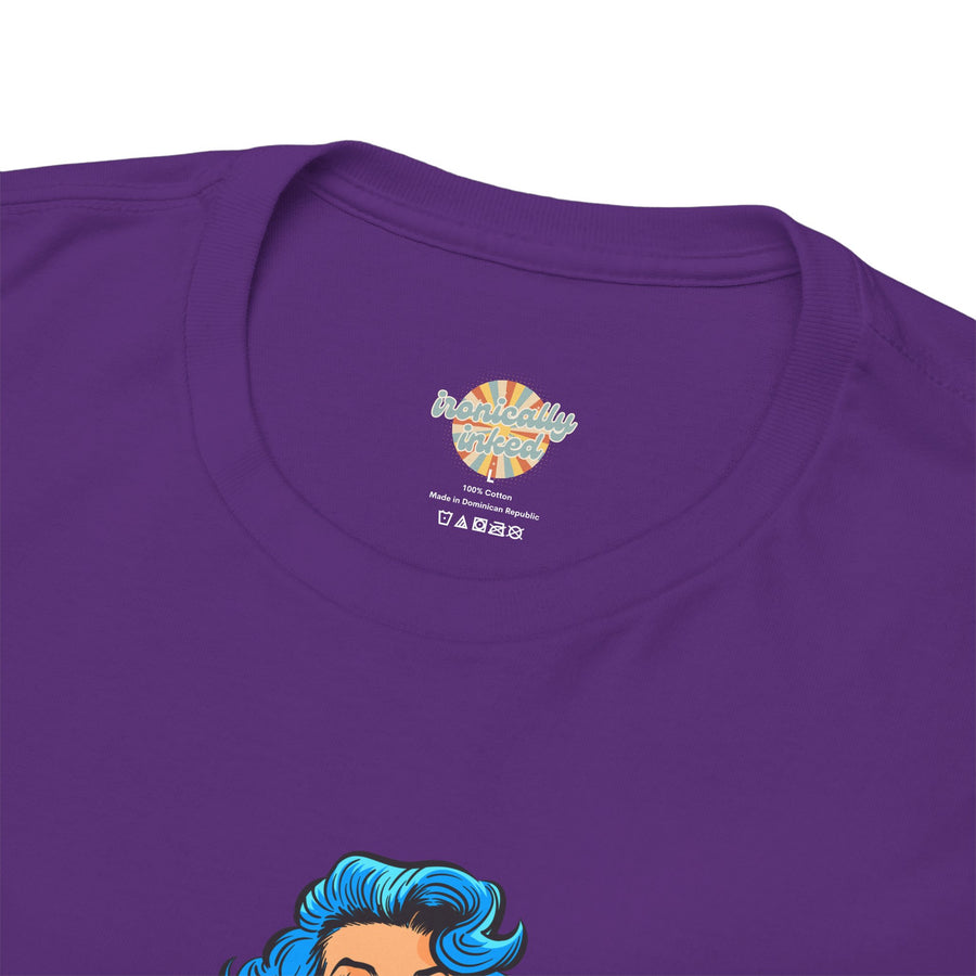 Pop Art Tee - "Grippy Socks Vacation" Mental Health Awareness Graphic T-Shirt