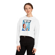 Identify as Late - Women’s Cropped Hooded Sweatshirt