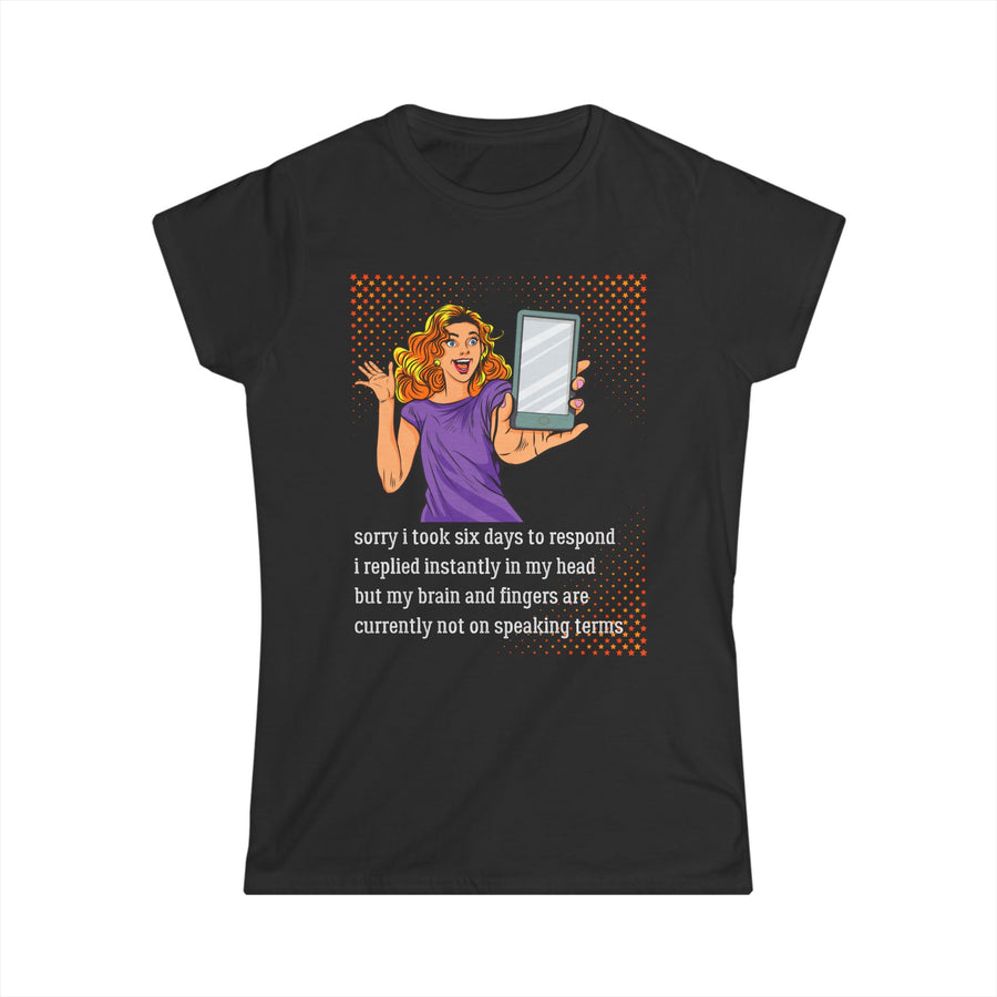 Message Delay - Women's Softstyle Tee