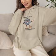 Retro Hoodie "Too Much Panic, Not Enough Disco" Hooded Sweatshirt