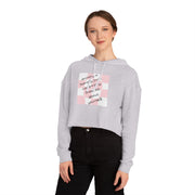 Anxiety Is - Women’s Cropped Hooded Sweatshirt