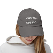 Distressed Hat - "Cunting Season" Sassy Baseball Cap