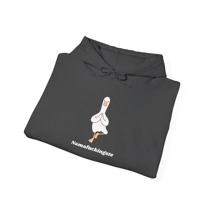 Yoga Goose Hoodie — Namafuckingste Graphic Hooded Sweatshirt