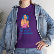 Pop Art Tee - "Grippy Socks Vacation" Mental Health Awareness Graphic T-Shirt