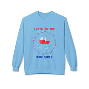 Wine Party - Unisex Midweight Softstyle Fleece Crewneck Sweatshirt