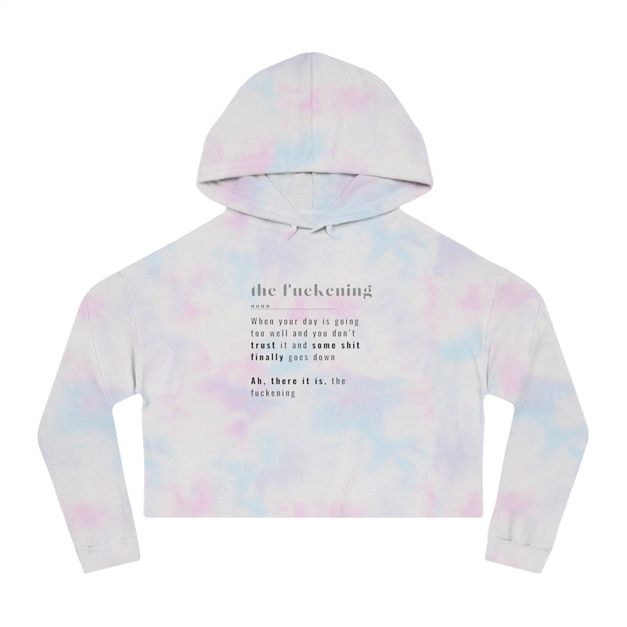 The Fuckening- Women’s Cropped Hooded Sweatshirt